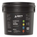 Cleaning Cloths | Gritt Commercial GRI5RW1B Surface Care Wipes, 1-Ply, 6 x 8, Fresh Scent, White, 800 Wipes/Bucket image number 0