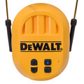 Ear Muffs | Dewalt DPG17 Premium Lithium-Ion Bluetooth Cordless Hearing Protector Earmuff image number 1