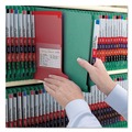 File Folders | Smead 29785 2 in. Expansion End Tab Pressboard Classification Folders - Green/Legal Size (10/Box) image number 4