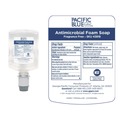 Hand Soaps | Georgia Pacific Professional 43818 Pacific Blue Ultra 1200 mL Antimicrobial Foam Soap Manual Dispenser Refill - Unscented (4/Carton) image number 4