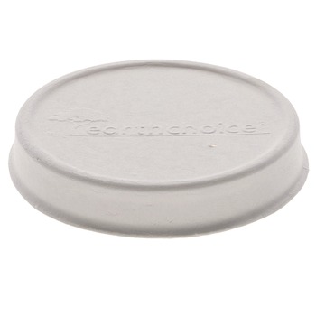 Pactiv Corp. 4 in. EarthChoice PFAS-Free Compostable Sugarcane Soup Cup Lid - White (500/Carton)