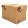 Toilet Paper | GEN GN218 1-Ply Septic Safe Individually Wrapped Rolls Standard Bath Tissue - White (1000 Sheets/Roll, 96 Wrapped Rolls/Carton) image number 4