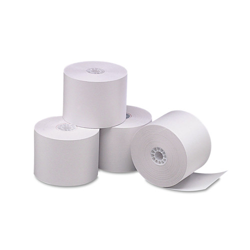 Office Jansan | PM Company 05212 2.25 in. x 165 ft. Direct Thermal Printing Thermal Paper Rolls - White (6/Pack) image number 0
