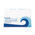 Cleaning & Janitorial Supplies | Boardwalk BWKK2500B 14.17 in. x 16.73 in. Premium Half-Fold Toilet Seat Covers - White (250/Sleeve, 10 Sleeves/Carton) image number 1
