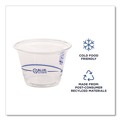 Cups and Lids | Eco-Products EP-CR9 BlueStripe 9 oz. Plastic 25 Percent Recycled Content Cold Cups - Clear/Blue (1000/Carton) image number 6