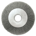 Grinding Sanding Polishing Accessories | Anderson A01134 6 in. Diameter 2 in. Arbor Crimped-Wire Wheel image number 1