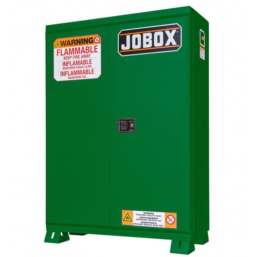 Safety Cabinets | JOBOX 1-859670 90 Gallon Heavy-Duty Safety Cabinet (Green) image number 0