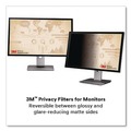 Office Jansan | 3M PF195W9B 16:9 Frameless Blackout Privacy Filter for 19.5 in. Widescreen Monitor - Black image number 1