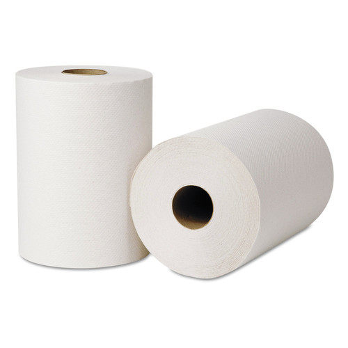 Cleaning & Janitorial Supplies | Tork 214250 7.88 in. x 425 ft. Hardwound Roll Towels - Natural White (12-Piece/Carton) image number 0