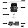 Detail K2 MMT5X7-DUG 5 ft. x 7 ft. Multi Purpose Utility Trailer Kits with Drive Up Gate (Black Powder-Coated) image number 9