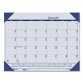 Calendars & Planners | House of Doolittle 124-40 EcoTones 22 in. x 17 in. 12-Month (Jan-Dec) 2026 Recycled Monthly Desk Pad Calendar - Ocean Blue/Black image number 0