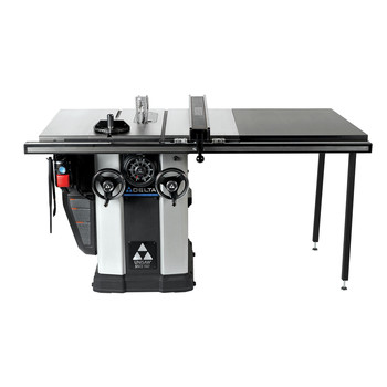SAWS | Delta 36-L536 5 HP 10 in. Single Phase Left Tilt Unisaw with 36 in. Biesemeyer Fence System