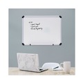 Office Jansan | Universal UNV43722 24 in. x 18 in. Modern Melamine Dry Erase Board - White Surface, Aluminum Frame image number 5