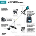 Lawn Mowers | Factory Reconditioned Makita XRU17Z-R 18V X2 (36V) LXT Brushless Lithium-Ion Cordless String Trimmer (Tool Only) image number 12