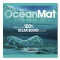 Cleaning & Janitorial Supplies | Deflecto CM2G142OCB 36 in. x 48 in. Oceanmat Hard Floor Chair Mat - Clear image number 5