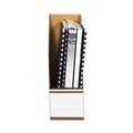 Office Jansan | Bankers Box 07223 4 in. x 9 in. x 11.5 in. Corrugated Cardboard Magazine File - Wood Grain (12/Carton) image number 3