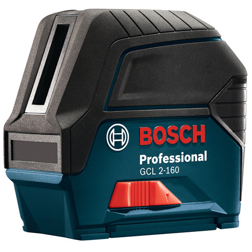 Rotary Lasers | Bosch GCL2-160PLUSLR6 Self-Leveling Cross-Line Laser with Plumb Points and L-Boxx Carrying Case image number 0