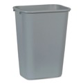Trash & Waste Bins | Rubbermaid Commercial FG295700GRAY 10.25-Gallon Rectangular Deskside Wastebasket - Gray image number 0