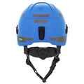 Hard Hats | MSA 10194793 V-Gard H1 Fas-Trac III Pivot Novent ANSI EN397 Safety Helmet -  Blue image number 4