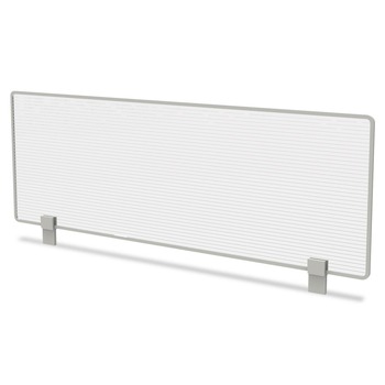 Linea Italia Trento Line 47.13 in. x 1.75 in. x 15.5 in. Polycarbonate Dividing Panel - Translucent