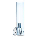Food Service | San Jamar C3260TBL Pull-Type Water Cup Dispenser for 12 oz Cups - Large/Translucent Blue image number 3