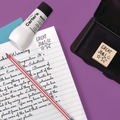 Office Jansan | Carter's 21448 2 oz. Bottle Neat-Flo Stamp Pad Inker - Black image number 2