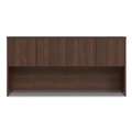 Office Filing Cabinets & Shelves | Alera AE1NNN-E723616P HRG 72 in. x 16 in. x 36 in. 4-Compartment Seville Hutch with Doors - Mahogany image number 1