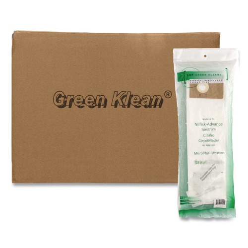 Bags and Filters | Green Klean GK-CMASTER GK-CMaster Replacement Vacuum Bag (10/Carton) image number 0