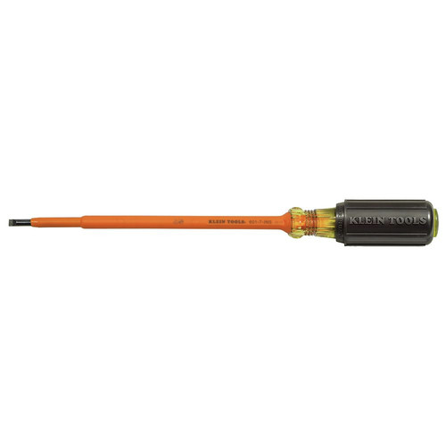 Klein Tools 601-7-INS 3/16 in. Cabinet 7 in. Insulated Screwdriver image number 0