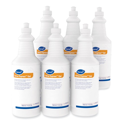 Cleaners & Chemicals | Diversey Care 95002523 32 oz. Squeeze Bottle Citrus Scent Citrus Express Gel Spotter (6/Carton) image number 0