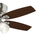 Ceiling Fans | Casablanca 53187 44 in. Durant 3 Light Brushed Nickel Ceiling Fan with Light image number 5