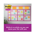 Office Jansan | Post-it Notes Super Sticky 6845-SSPL 8 in. x 6 in. Note Ruled Meeting Notes - Energy Boost Collection (45-Sheets/Pad, 4-Pads/Pack) image number 2
