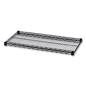 Alera Industrial Wire Shelving 36 in. x 18 in. Extra Wire Shelves - Black (2/Carton)