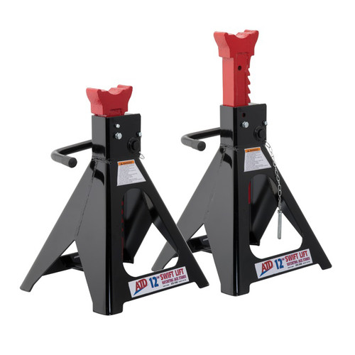 Jack Stands | ATD 7448 Swift Lift Ratcheting Jack Stand Pairs 12-Ton image number 0