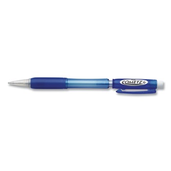 Pentel 0.9 mm HB (#2) Cometz Mechanical Pencil - Black Lead, Blue Barrel (1-Dozen)