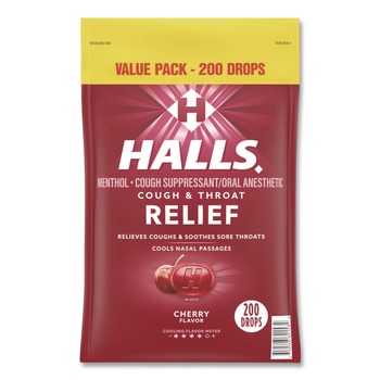 Green Rabbit Relief Cough Drops - Value Size Cherry (200/Pack)