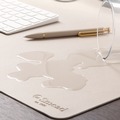Desk Accessories & Office Organizers | Smead 64831 31.5 x 15.7 Vegan Leather Desk Pads - SandStone image number 3