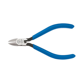 Klein Tools D257-4 4 in. Tapered Nose Diagonal Cutting Electronics Pliers