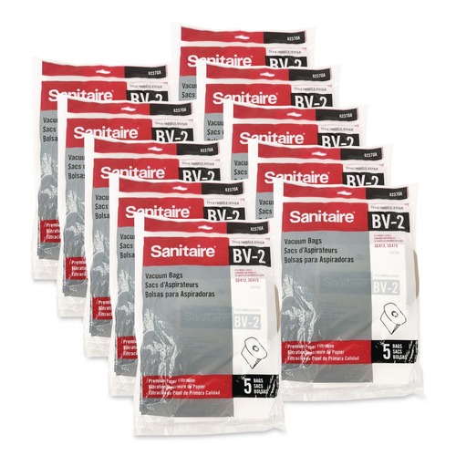 Bags and Filters | Sanitaire 62370A Disposable Dust Bags for Sanitaire Commercial Backpack Vacuum (10/Carton) image number 0