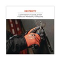 Work Gloves | Ergodyne 17623 ProFlex 7401 Coated Lightweight Winter Gloves - Medium Orange (1-Pair) image number 1