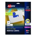 Office Jansan | Avery 06870 Print-to-the-Edge 3/4 in. x 2-1/4 in. Return Address Labels - White (750/Pack) image number 0