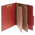 Office Jansan | ACCO A7016036 3 in. Expansion Pressboard Legal Size 6-Fastener Classification Folders - Earth Red Exterior (10/Box) image number 0