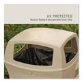 Trash Cans | Rubbermaid Commercial FG917388BEIG Ranger 45-Gallon Fire-Safe Structural Foam Open-Style Container - Beige image number 5