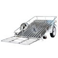 Tool Carts | Detail K2 MMT4X6OG 4 ft. x 6 ft. Multi Purpose Open Rail Galvanized Utility Trailer image number 1