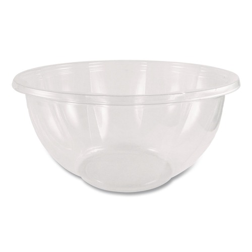 Bowls and Plates | World Centric SB-CS-32 6.7 in. Diameter x 3.3 in. Height 32 oz. Plastic Salad Bowls - Clear (600/Carton) image number 0