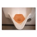 Cleaning & Janitorial Supplies | Boardwalk WCBX-P-010I010I-04-AAS80- 0.11 oz WCBasix Urinal Screen - Mango Mist Scent, Orange (10/Box) image number 1