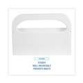 Paper & Dispensers | Boardwalk BWKKD100 16 in. x 3 in. x 11.5 in. Toilet Seat Cover Dispenser - White (2/Box) image number 4