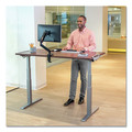 Office Desks & Workstations | Fellowes Mfg Co. 9650501 Levado 60 in. x 30 in. Laminated Table Top - Mahogany image number 5