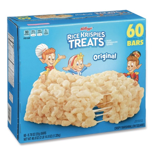 Food Service | Kellogg's KEE17120 0.78 oz. Rice Krispies Treats - Original Marshmallow (60/Carton) image number 0