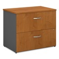 Office Filing Cabinets & Shelves | Bush WC72454CSU 35.75 in. x 23.38 in. x 29.88 in. Series C 2-Drawer Lateral File - Natural Cherry/Graphite Gray image number 0